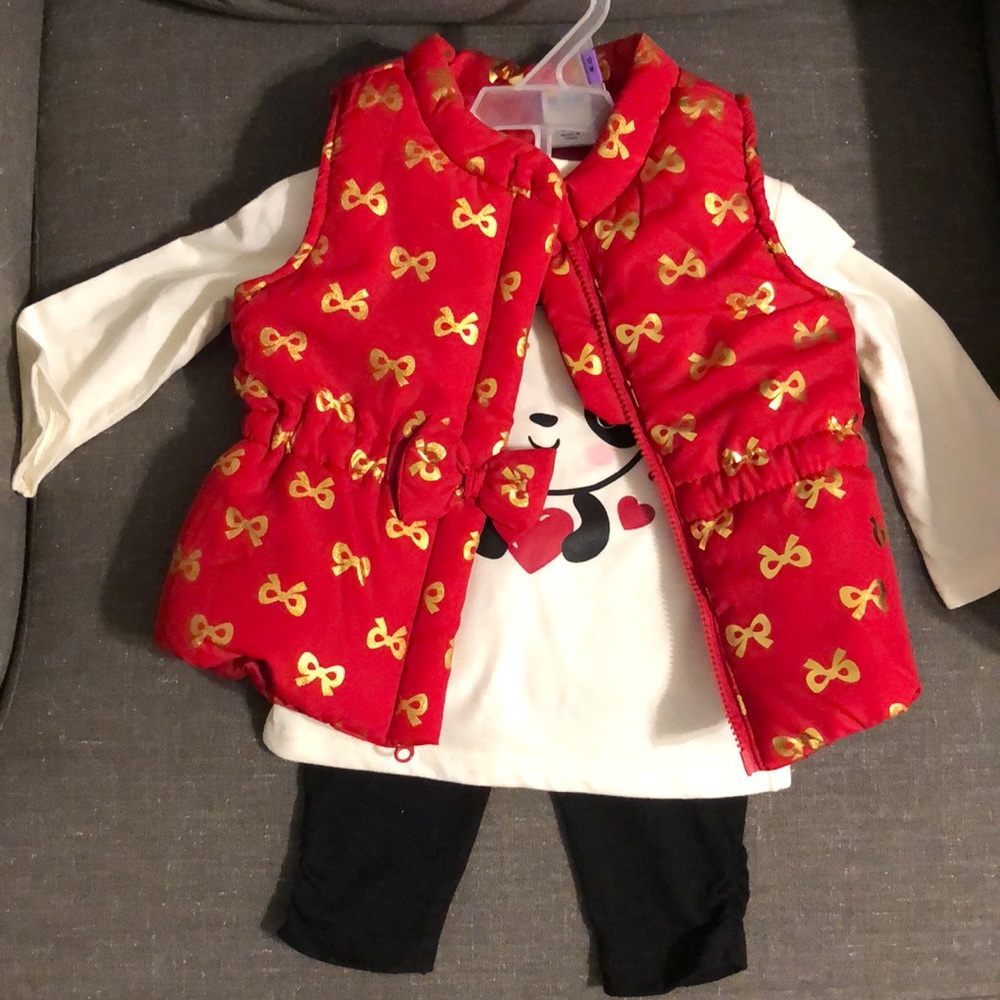 Healthtex outfit with vest